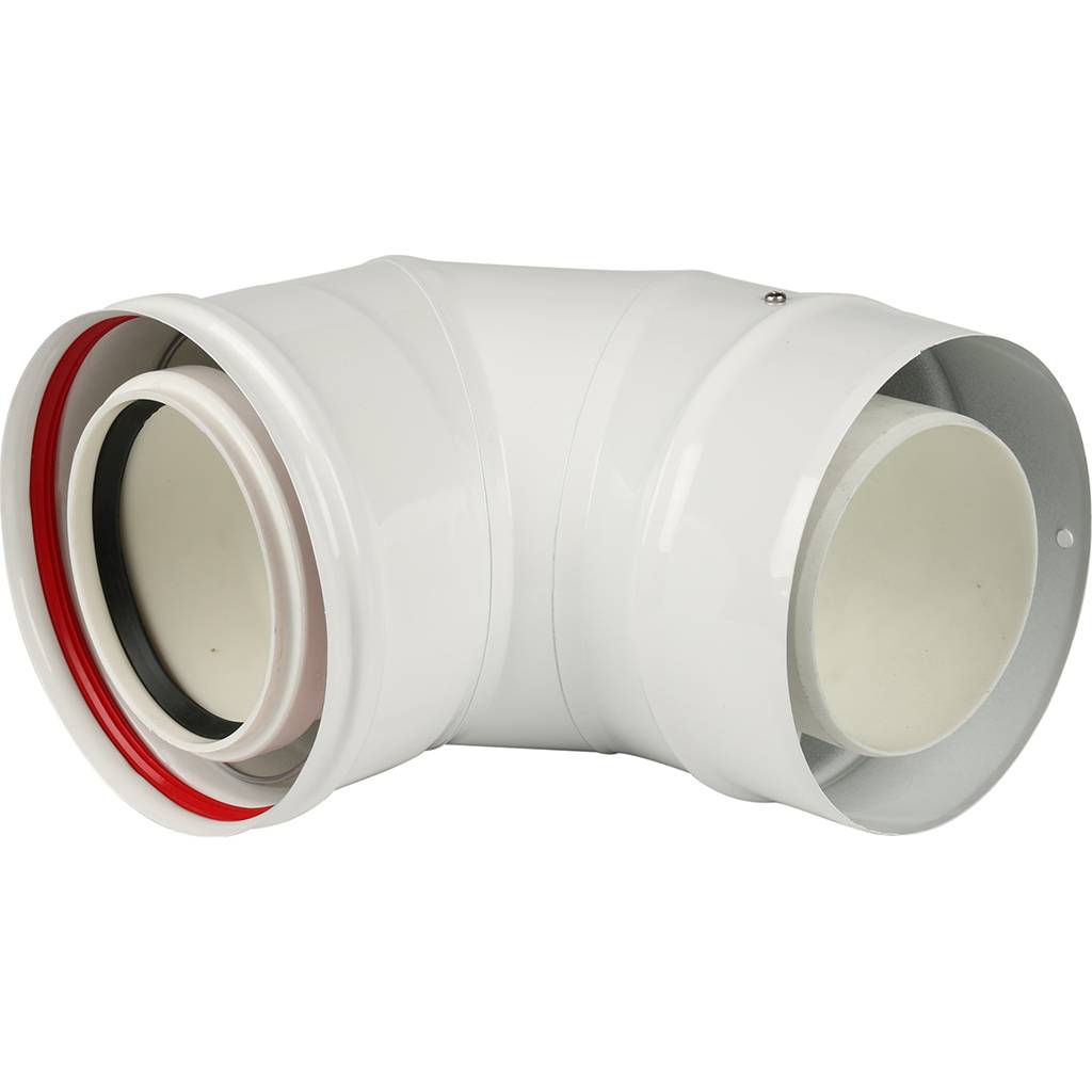 Коаксиальный отвод Baxi KHG 87°, 110/160мм, HT